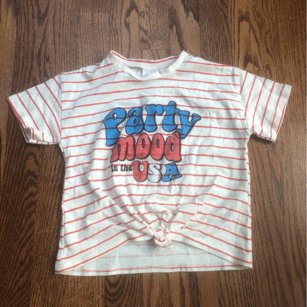 NEW Zara Patriotic Tee 2-3 Years